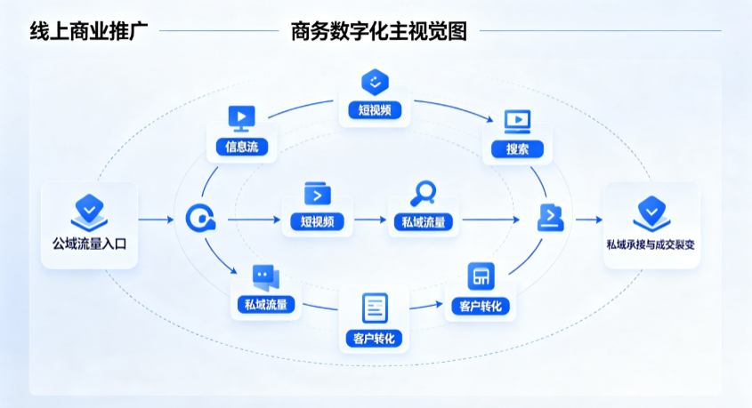 甘井子区线上商业推广怎么做？全域流量闭环搭建与低成本转化实战指南